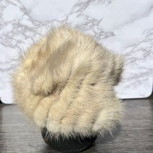 Genuine Mink Hat *REAL FUR*